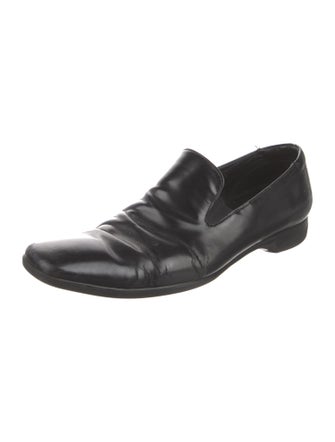 Prada Leather Dress Loafers