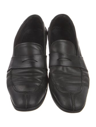 Prada Leather Dress Loafers