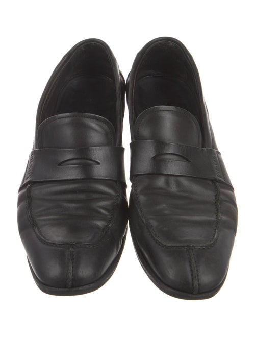 Prada Leather Dress Loafers