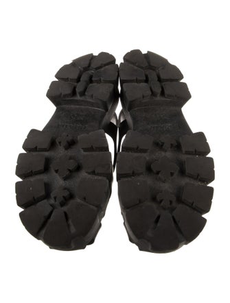 Prada Rubber Slingback Sandals