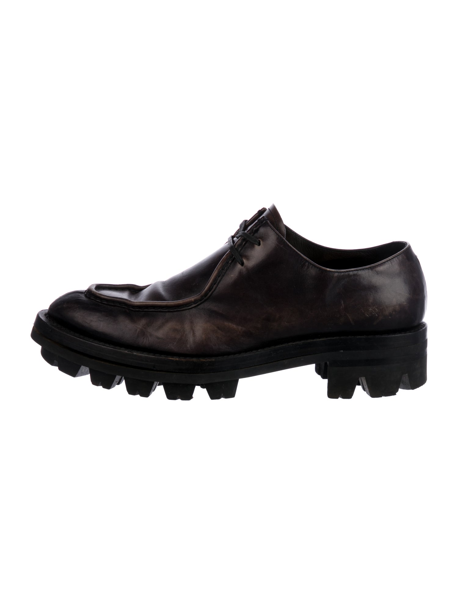 Prada Leather Derby Shoes