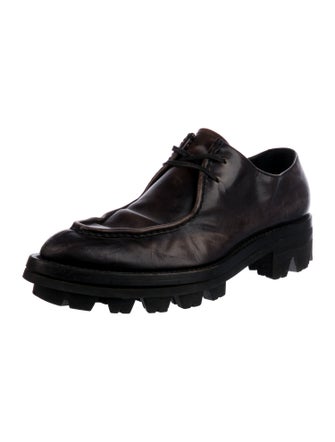 Prada Leather Derby Shoes