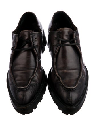Prada Leather Derby Shoes