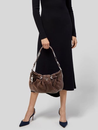 Prada Soft Calf Leather Bucket Bag