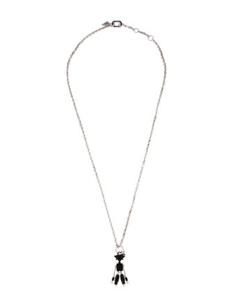 Prada Robot Pendant Necklace