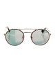 Prada Round Mirrored Sunglasses