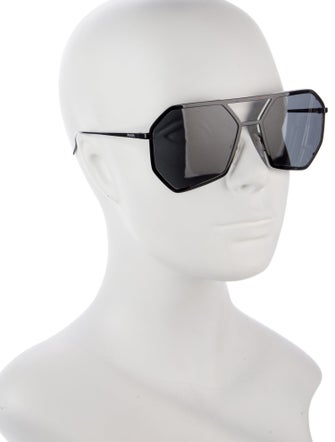 Prada Square Tinted Sunglasses