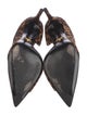 Prada Ponyhair Animal Print D'Orsay Pumps