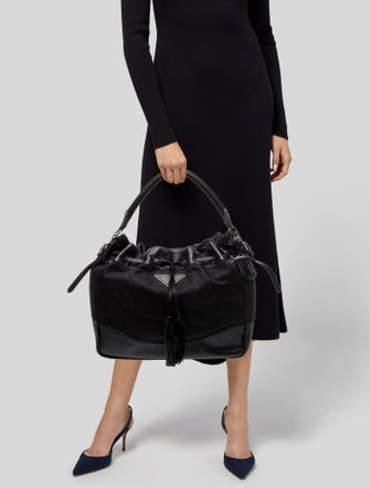 Prada Saffiano Leather Bauletto