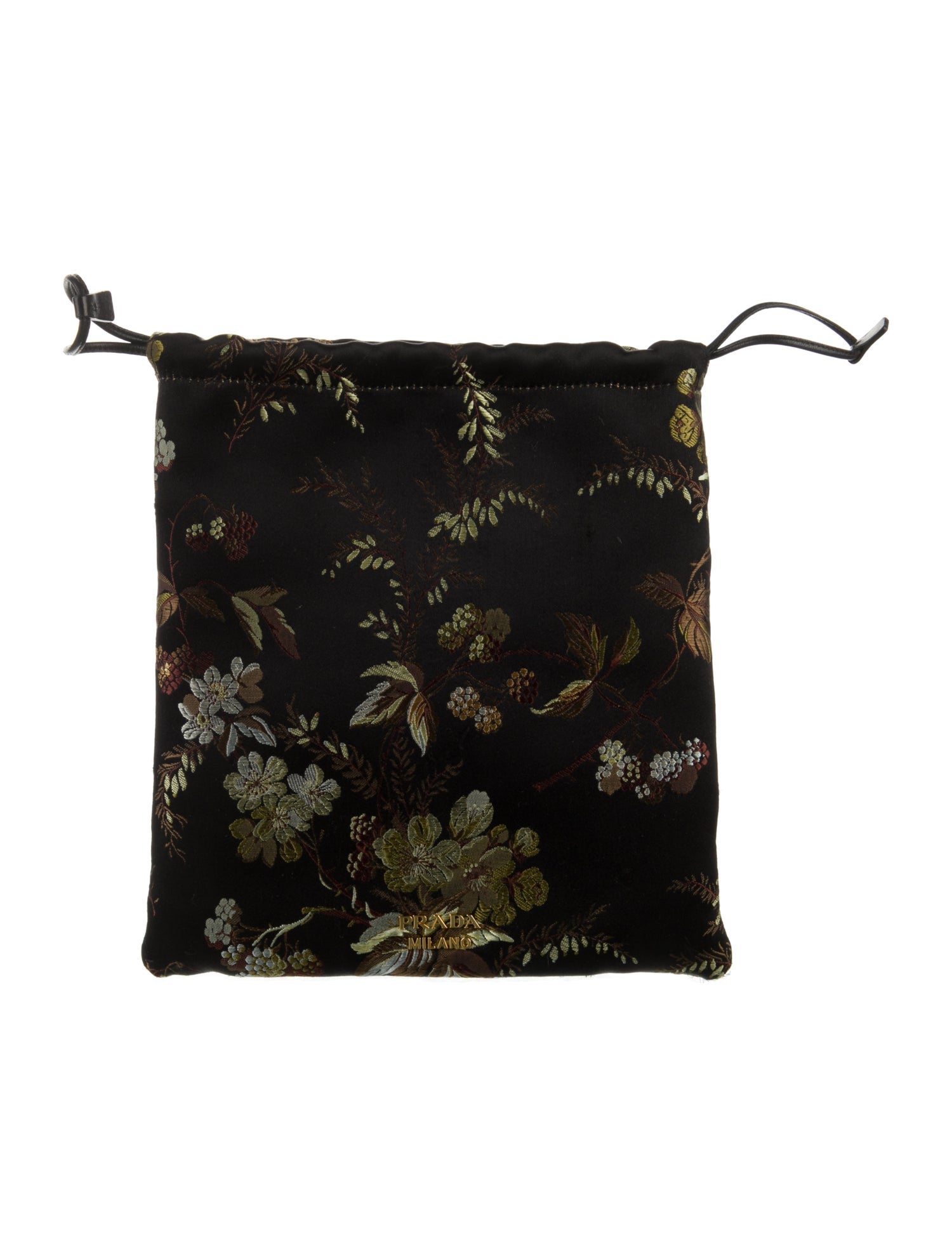 Prada Silk Drawstring Bag