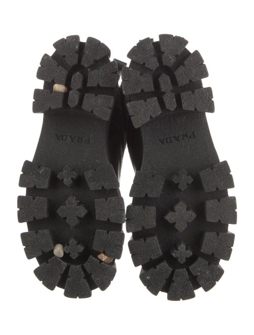 Prada Leather Combat Boots