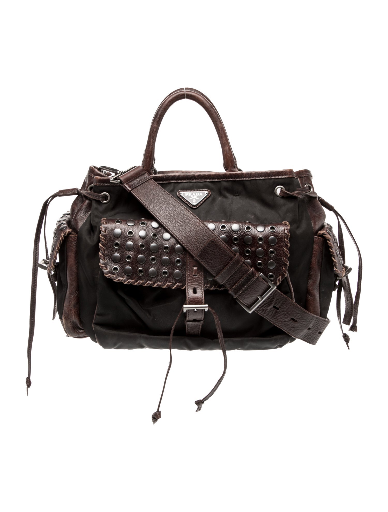 Prada Nylon Top Handle Bag