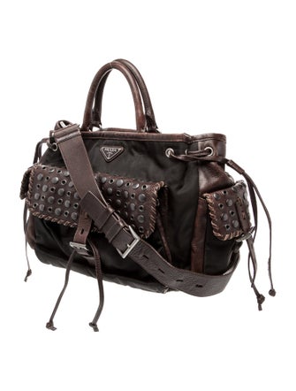 Prada Nylon Top Handle Bag