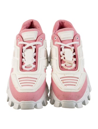 Prada Mesh Colorblock Pattern Chunky Sneakers