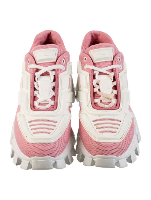 Prada Mesh Colorblock Pattern Chunky Sneakers