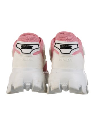 Prada Mesh Colorblock Pattern Chunky Sneakers