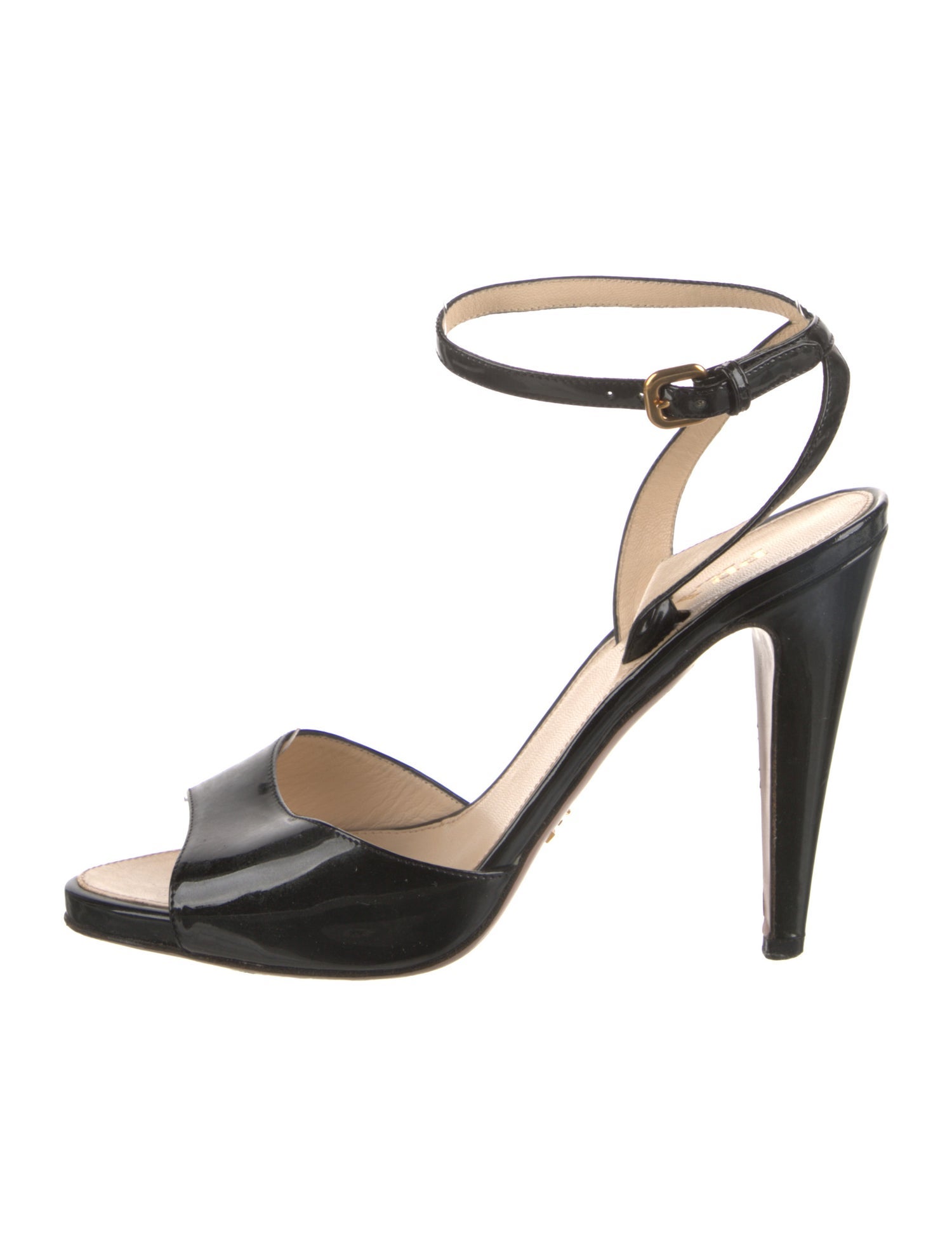 Prada Patent Leather Sandals