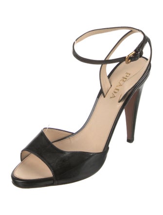 Prada Patent Leather Sandals