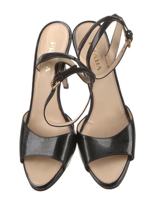 Prada Patent Leather Sandals