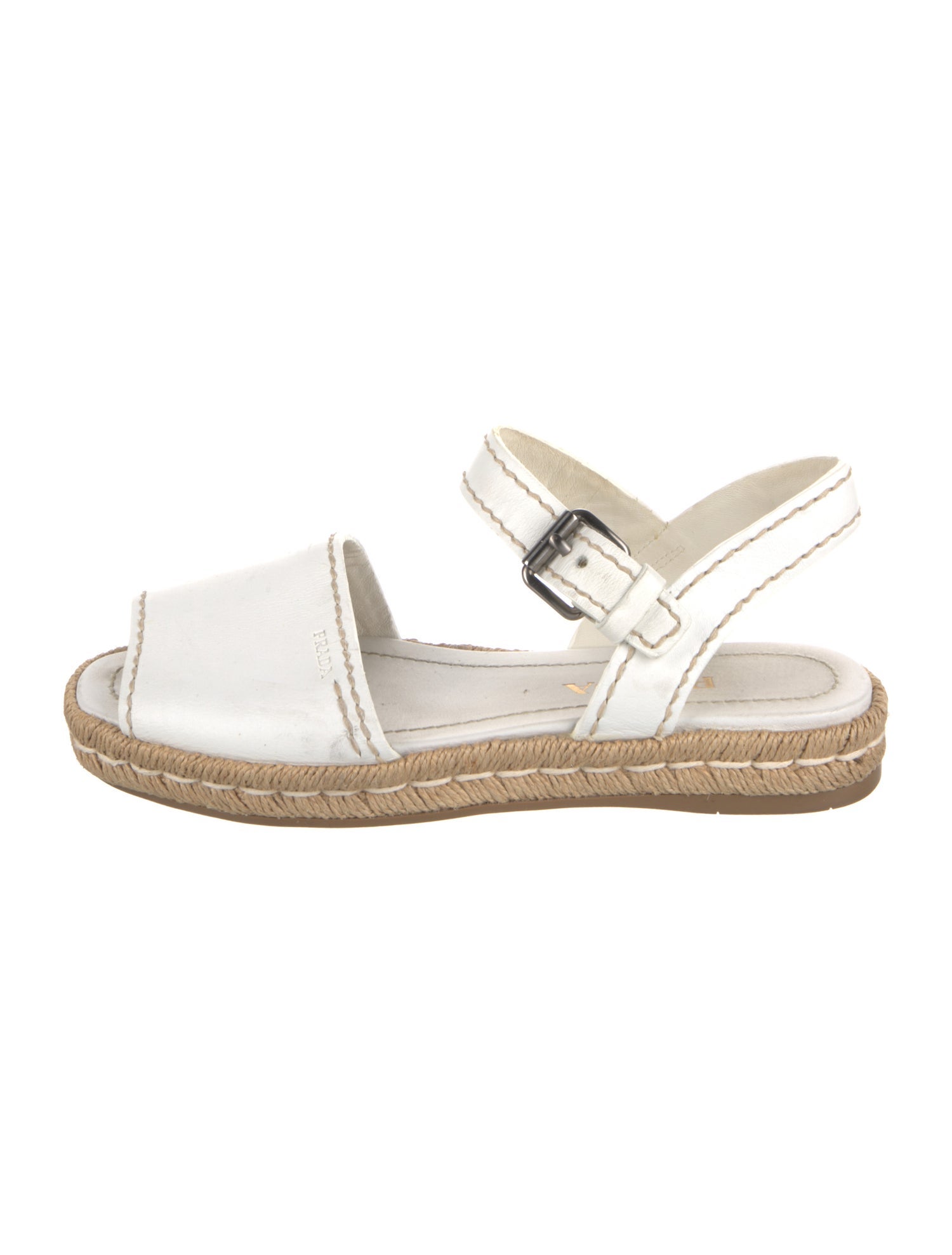 Prada Leather Espadrilles