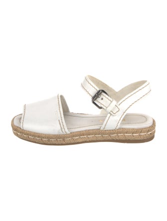 Prada Leather Espadrilles