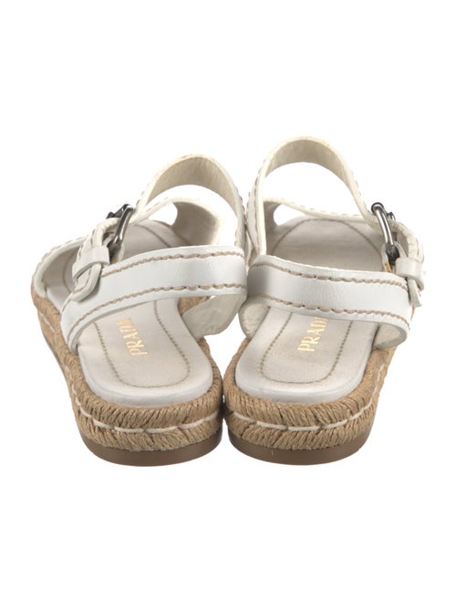 Prada Leather Espadrilles