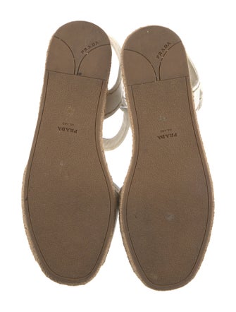 Prada Leather Espadrilles