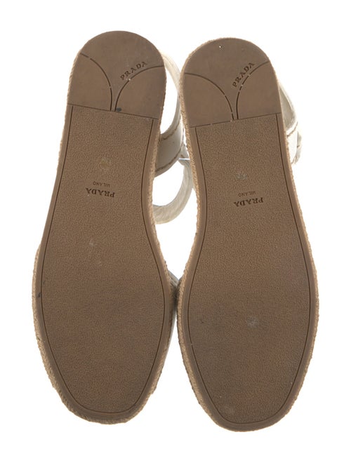 Prada Leather Espadrilles