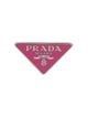 Prada Enamel Symbole Single Clip-On Earring
