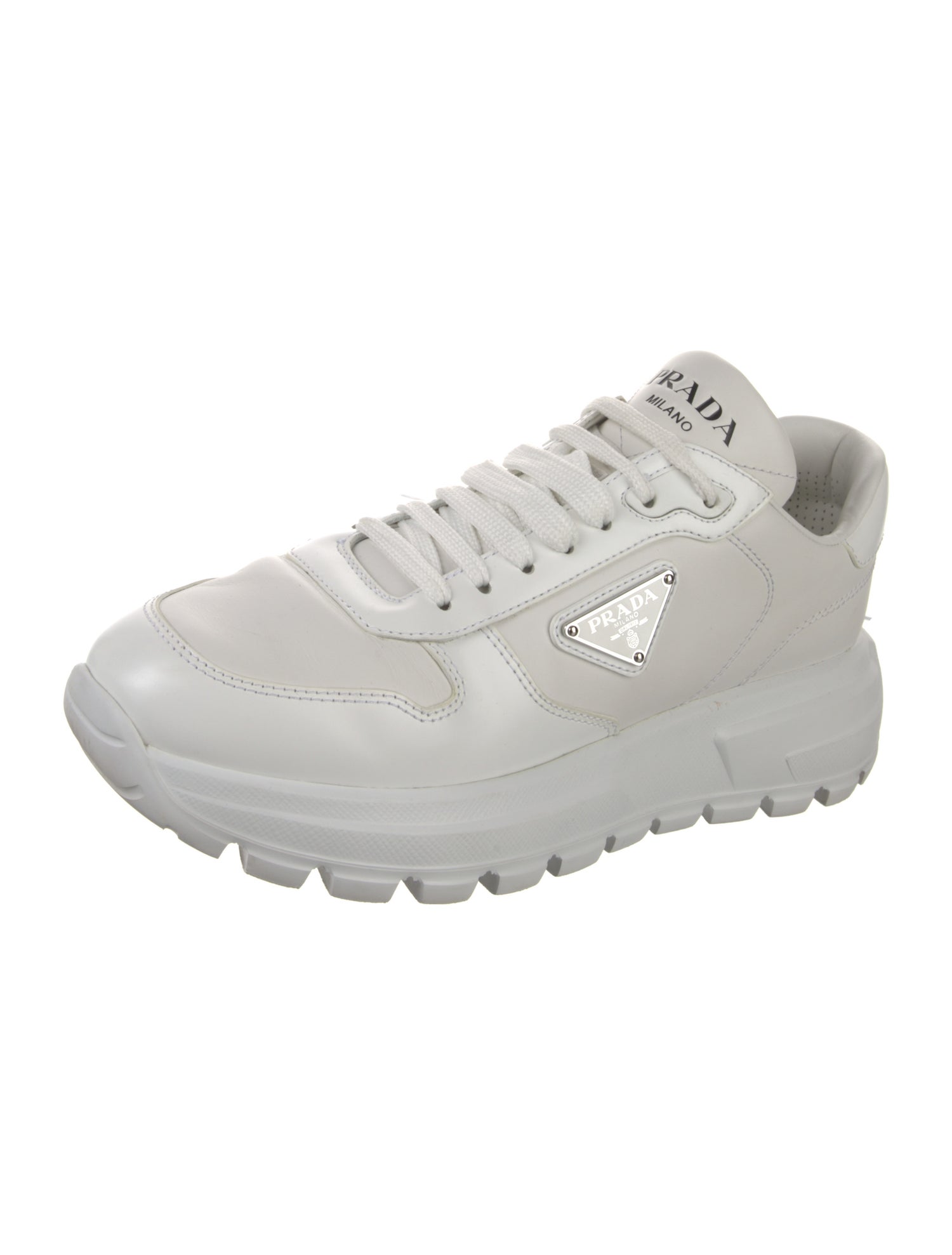 Prada Leather Sneakers