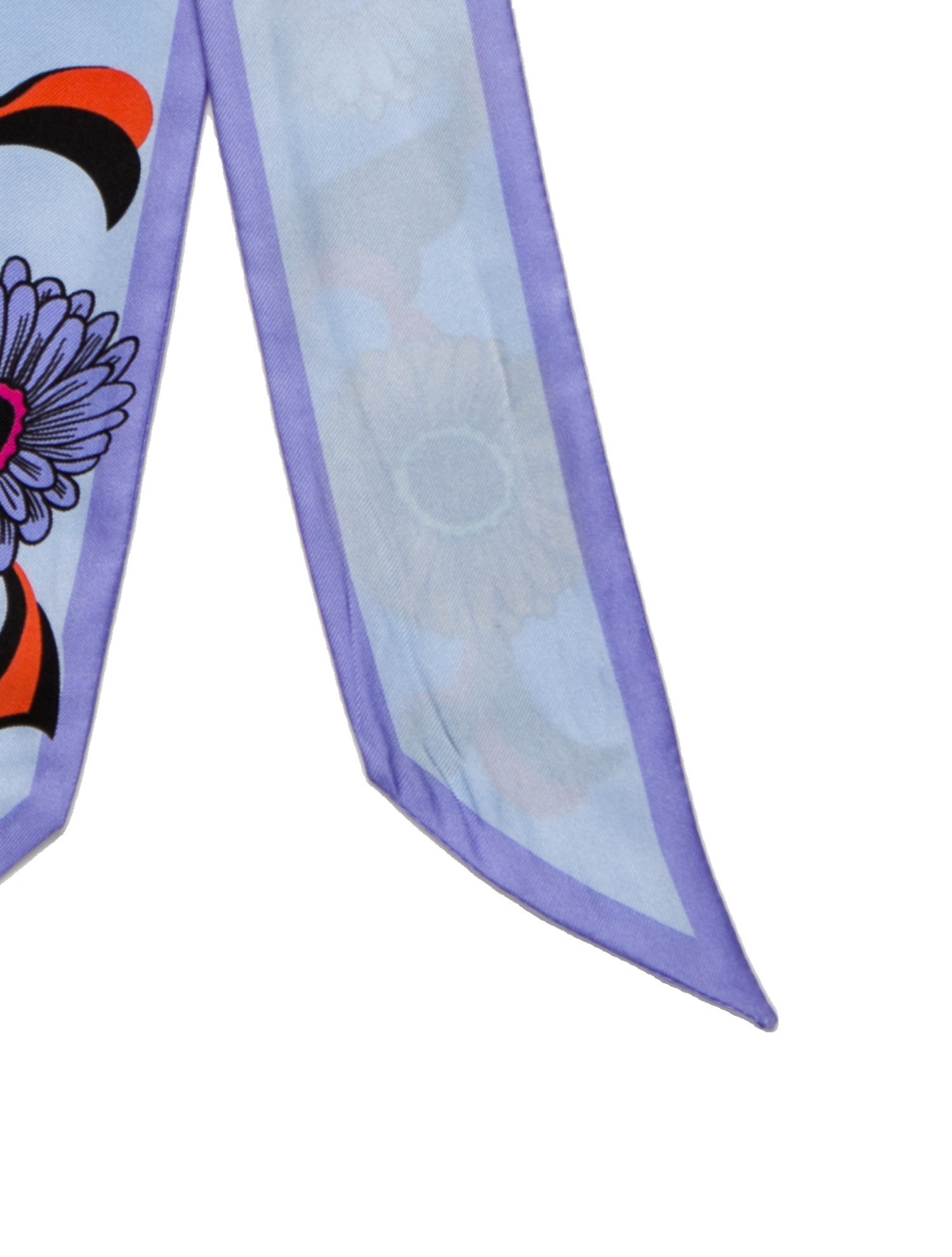 Prada Silk Floral Print Scarf