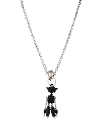 Prada Robot Pendant Necklace