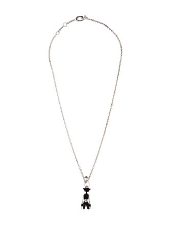 Prada Robot Pendant Necklace