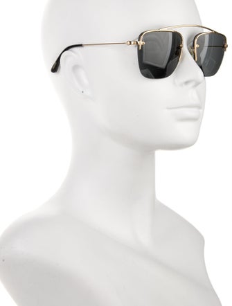 Prada Square Tinted Sunglasses