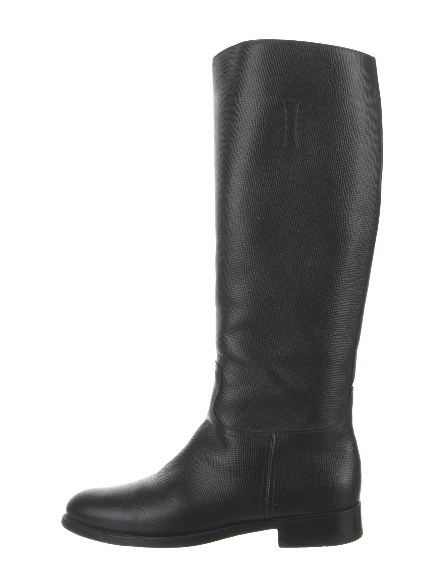 Prada Leather Riding Boots
