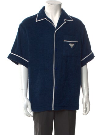 Prada 2023 Enameled Metal Triangle Jersey