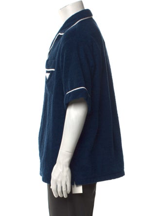 Prada 2023 Enameled Metal Triangle Jersey