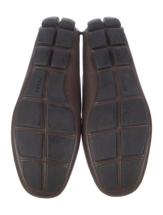 Prada Saffiano Leather Moccasins