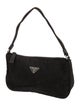 Prada Enameled Metal Triangle Sport Pochette