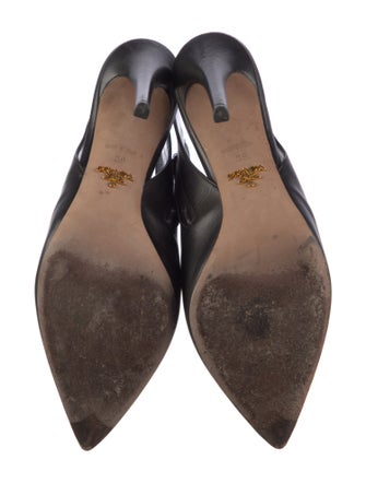 Prada Leather Slingback Pumps
