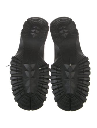 Prada Leather Lace-Up Boots