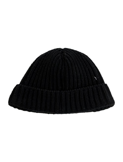 Prada Knit Logo Beanie Hat