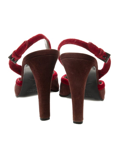 Prada Suede Slingback Pumps