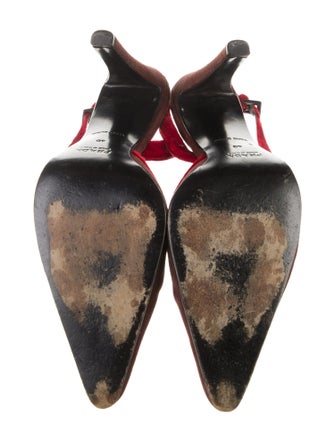 Prada Suede Slingback Pumps