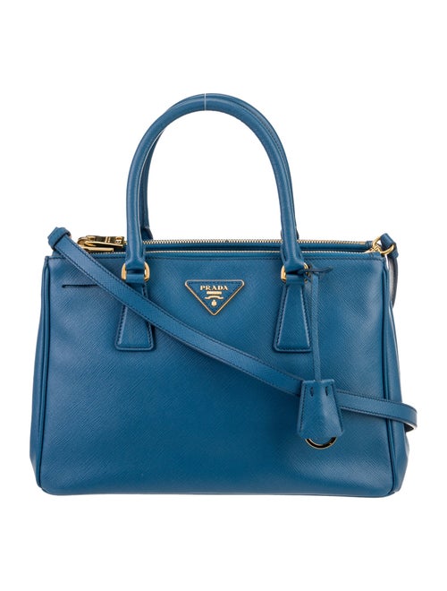 Prada Saffiano Lux Leather Galleria Double Zip