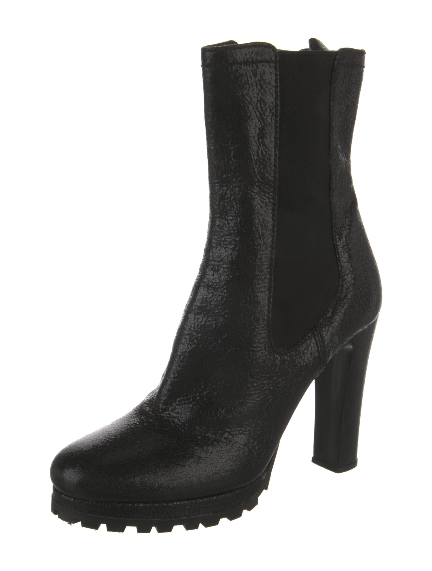 Prada Leather Chelsea Boots