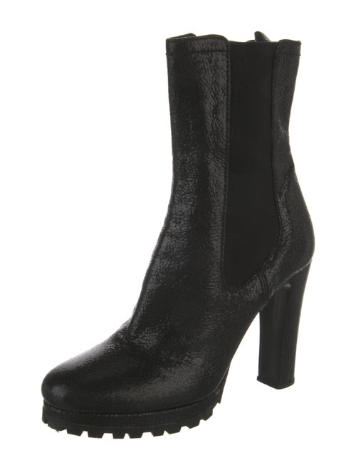 Prada Leather Chelsea Boots