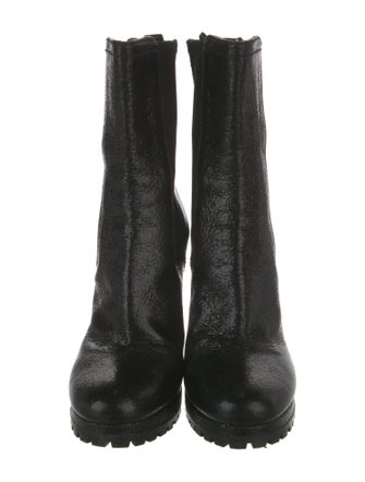 Prada Leather Chelsea Boots