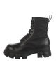 Prada Leather Combat Boots