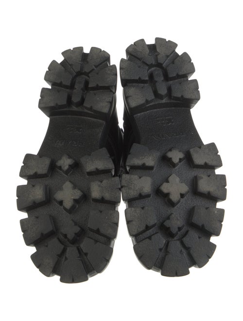 Prada Leather Combat Boots